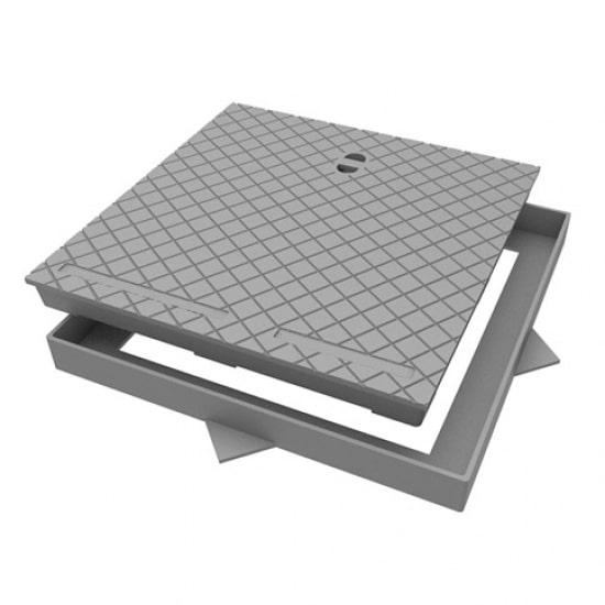 KD200 – 570×570 Kapak ve Demir Çerçeveli
